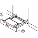 Plinth bracket, Steel, for hooking into Hailo Step-Fix step stool
