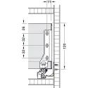 Drawer Side Runner System, Häfele Matrix Box Single (white)