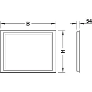 Häfele Aquasys Bathroom mirror, Häfele Aquasys, multi-functional