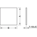 Stalčių šonai MX BOX SINGLE H120mm, L550mm, balta