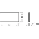 Drawer Side Runner System, Häfele Matrix Box Single (white)