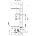 Drawer Side Runner System, Häfele Matrix Box Single (white)