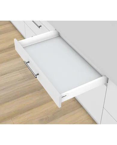 Drawer side runner system, Blum Tandembox antaro, with Blumotion / Tip-On Blumotion cabinet runner,