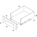 Laikikliai vidinio fasado MX BOX A H175mm, antracitas