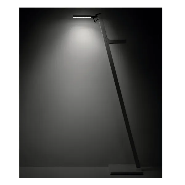 Reading luminaire Roxxane Leggera 101, battery powered with gesture control, black, 2700K