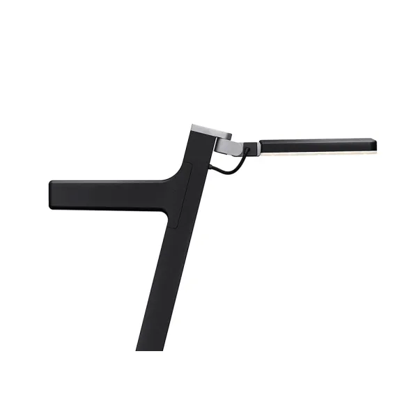 Reading luminaire Roxxane Leggera 52, battery powered, with gesture control, black, 2700K