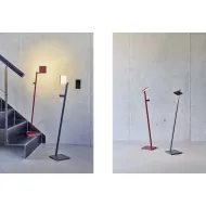 Reading luminaire Roxxane Leggera 101, battery powered with gesture control, dark bronze, 2700K