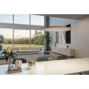 Pendant light, Nimbus Lighting Pad Lounge Vario, acoustic pad, black ink, black cherry