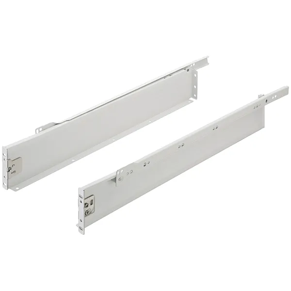 Drawer side runner system, single-walled, Häfele Matrix Box Single A25, single extension, height 86mm