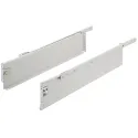 Drawer side runner system, single-walled, Häfele Matrix Box Single A25, single extension, H118mm