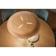 Pendant light, Nimbus Lighting Pad Lounge Vario, acoustic pad, black ink / oak