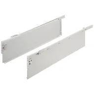 Drawer side runner system, single-walled, Häfele Matrix Box Single A25, single extension, H150mm