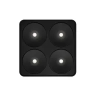 Šviestuvas Q Four Connect ON 40° su prisukamu tvirtinimu 15W 24V matinis juodas