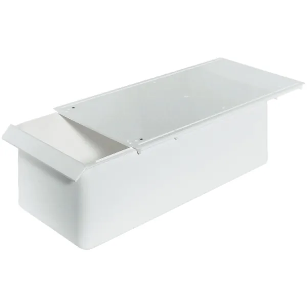 Built-in bread bin, with slide channel cover