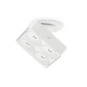 Šviestuvas Q Four Connect TT 80° bėginei apšvietimo sistemai 15W 24V MW matinis balta