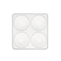 Ceiling light, Q Four Connect TT 80° for Eutrac track system 15W 24V, matt white, multi-white