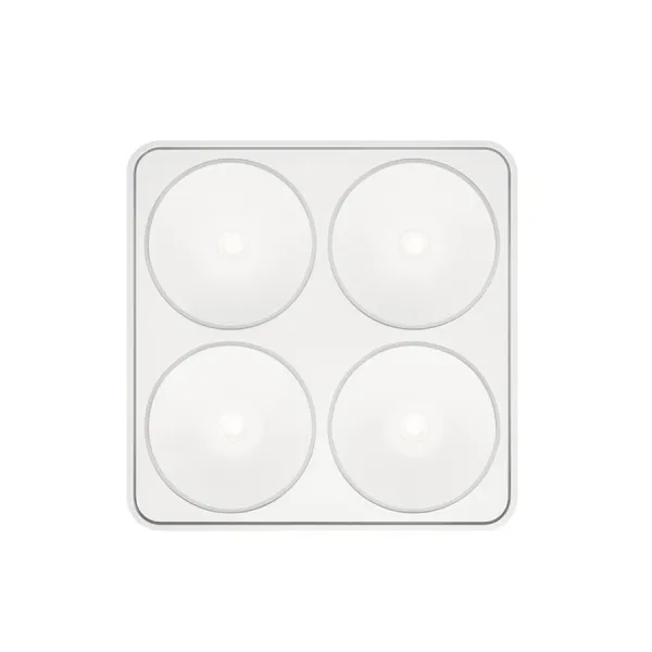 Ceiling light, Q Four Connect TT 80° for Eutrac track system 17, 5W 230V, matt white, multi-white
