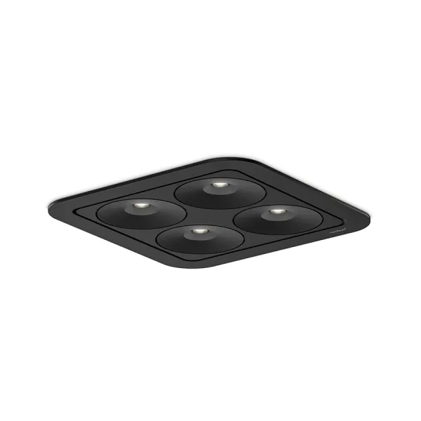 Šviestuvas Q Four Connect IN 80° įleidžiamas 15W 24V MW matinis balta