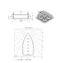Šviestuvas Q Four Connect IN 80° įleidžiamas 15W 24V MW matinis balta
