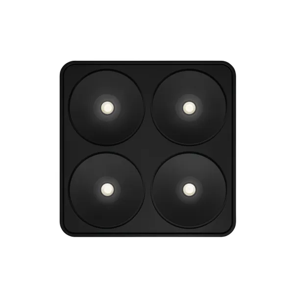 Šviestuvas Q Four Connect IN 40° įleidžiamas 15W 24V MW matinis juoda