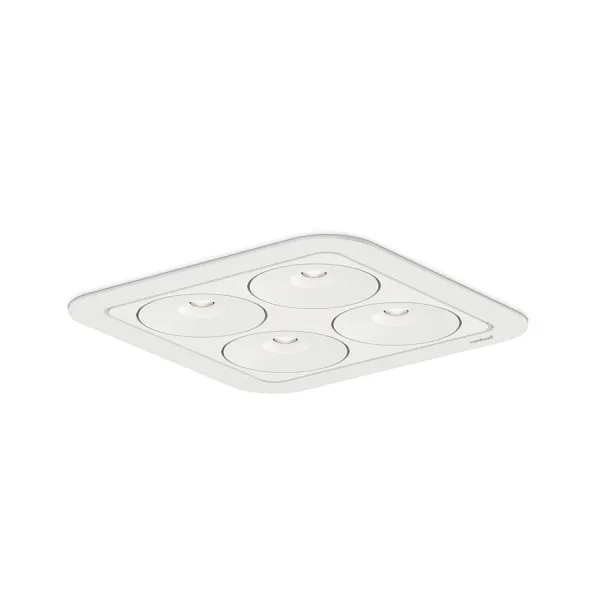 Šviestuvas Q Four Connect IN 40° įleidžiamas 15W 24V MW matinis juoda
