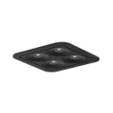 Recess mounted light, Q Four Connect IN 40°, 15W 24V, matt black, multi-white