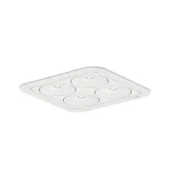 Recess mounted light, Q Four Connect IN 80°, 15W 24V, matt black, multi-white