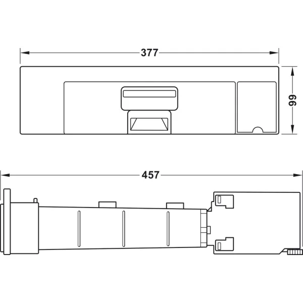 Kitchen vacuum for plinths, Slimline, Sweepovac