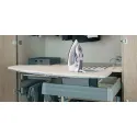 Ironing board, installation in drawer