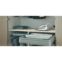 Lenta lyginimo IRONFIX stalčiui su užvalkalu pilka dryžuota