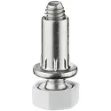 Atrama reguliuojama M6 H31mm, Ø13mm, balta