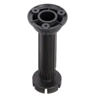 Plinth adjusting foot, plastic, black