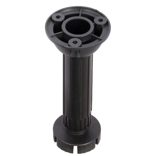 Kojelė reguliuojama H120mm, plastikinė juoda