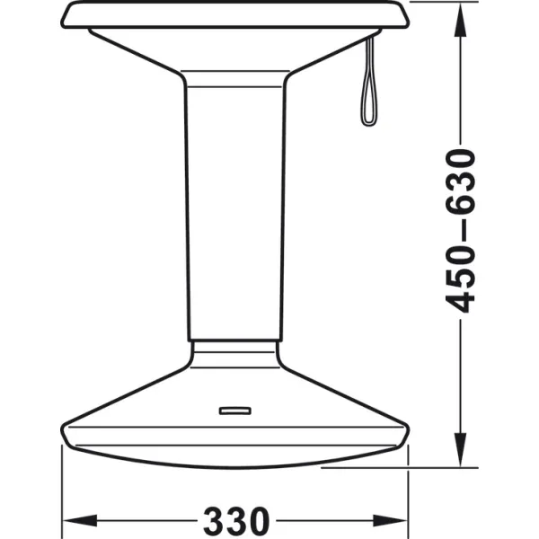 Multi-purpose stool, Height adjustment