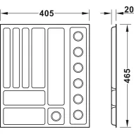 Jewellery insert, For Häfele Dresscode pull out frame