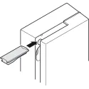 Pantografas P600-1000mm, 10kg DressCode antracitas