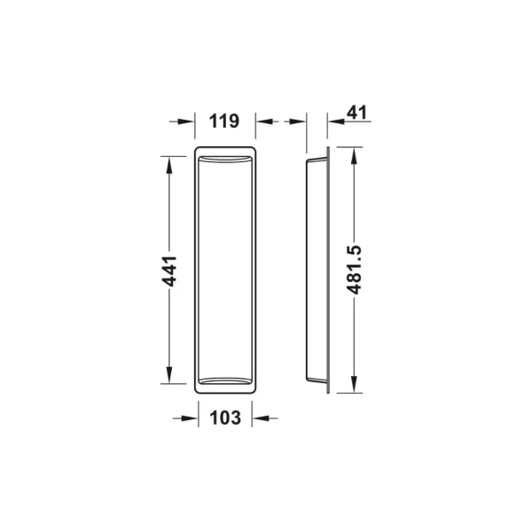 Accessories tray, for Häfele Dresscode box