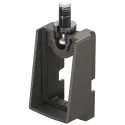Rail end support, For Häfele Dresscode wardrobe rail, straight-edged