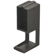 Pakabėlė stačiakampiui vamzdžiui 34x18mm, DressCode antracitas