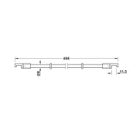 Skersinis kelnėms ištraukiamam rėmui DressCode, L498mm, antracitas