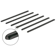Juostelės stalviršio apsaugai (6 vnt.) L600mm, juoda matinė