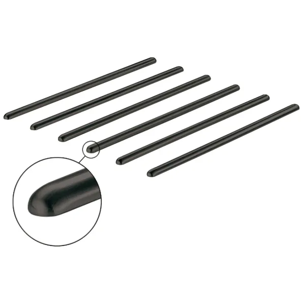 Protection rails, straight, dimensions 13x7mm
