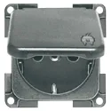 Schuko Safety sockets, 60x60mm, flush mounted, 230V