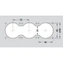 Contact protection box, Module, plastic, black