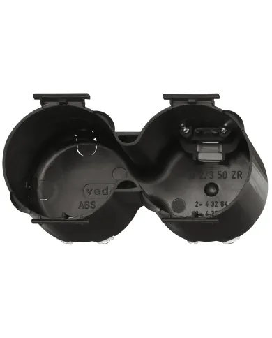 Contact protection box, Module, plastic, black