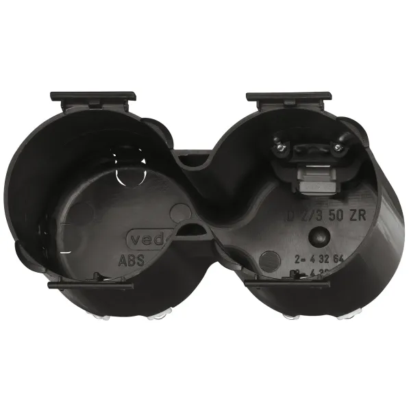 Contact protection box, Module, plastic, black