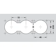 Contact protection box, Module, plastic, black