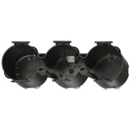 Contact protection box, Module, plastic, black