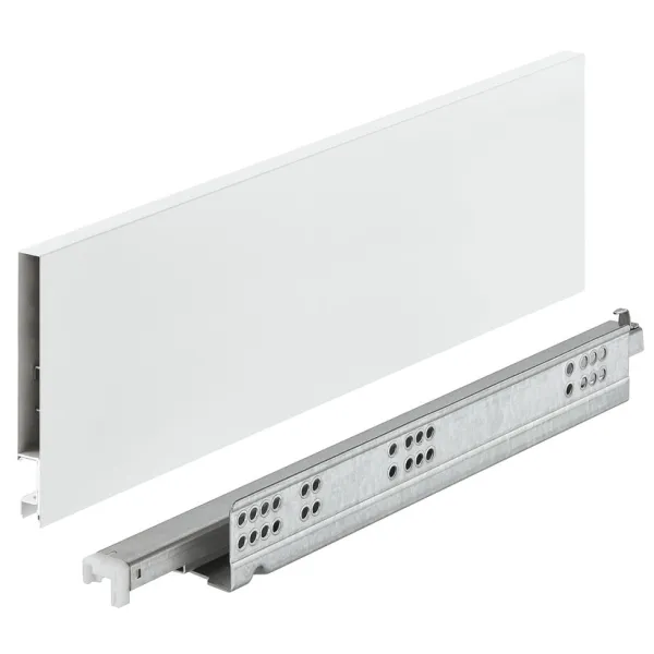 Drawer set Matrix Box Slim A Synchro, H128mm L500mm 30kg soft-close white
