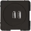 USB charging station, Module, 2 sockets, 230V